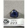 Image 1 : Quality Genuine Lapis Silver Ring.
