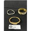 Image 1 : Rhinestone Bangles. Vintage