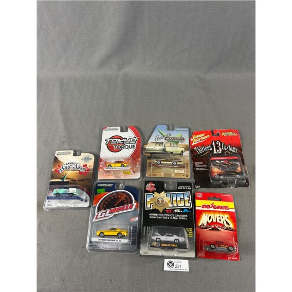 Lot Of Die-Cast Metal Collectible Cars In Packages