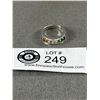 Image 1 : New Sterling Silver with 7 Various Gemstones Ring. Size 6