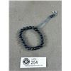 Image 1 : Vintage Blue Prayer Genuine Stone Beads Bracelet