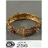 Image 2 : Beautiful Vintage Hinged with Various Stones Bangle Screw in Closure