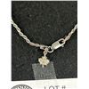 Image 2 : Italian Sterling Silver Bracelet With 1 Maple Leaf Charm Marked Ster.