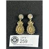 Image 2 : Pair of Vintage Rhinestone Earrings