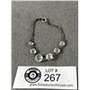 Image 2 : Vintage Sterling Silver with MoonstonesBracelet