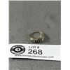 Image 1 : Lovely Sterling Silver with 7 Gem Stones & Tiny White Stones Ring. Marked Silver A&F Size 6 Excellen