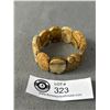 Image 1 : Genuine Jasper Stone Links Stretch Bracelet in Excellent Condition