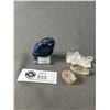 Image 1 : Lot of Crystals Including a Sodalite on a Stand