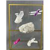 Image 2 : 2 Displays with Crystal Quartz and Agate