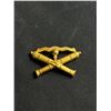 Image 2 : Crossed Cannons Military Pin Badge - Possibly Sweden