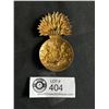 Image 2 : Brass Royal Regiment of Fusiliers Gilt Cap Badge