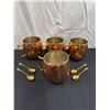 Image 1 : Set of 4 ODI Moscow Mule Mugs