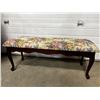 Image 1 : Tapestry Like Upholstered Bench
