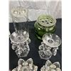 Image 7 : Glass/Crystal Vases and Candleholders