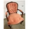 Image 1 : Vintage Upholstered Button Back Arm Chair