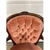 Image 2 : Vintage Upholstered Button Back Arm Chair