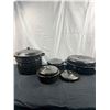 Image 1 : Assorted Graniteware Pots & Roasters
