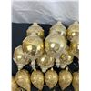 Image 5 : Gold Coloured Christmas Ornaments