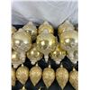 Image 6 : Gold Coloured Christmas Ornaments