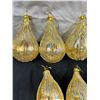 Image 4 : Glass Gold Accented Christmas Ornaments
