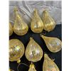 Image 6 : Glass Gold Accented Christmas Ornaments