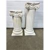 Image 1 : 2 Plaster Column Pedestals