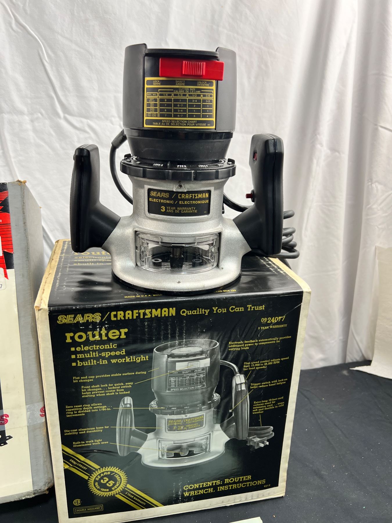 Craftsman Router Box Craftsman Router Table in Unopened Box & Craftsman Router - Sunrise ...