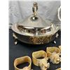 Image 5 : Assorted Serving Ware & Decorative Napkin Rings (Some Silver Plate)