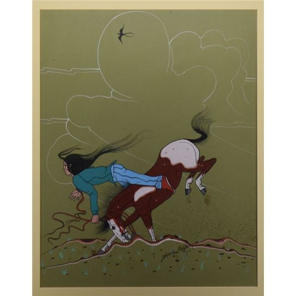 NAVAJO PAINTING (HARRY CLAY)