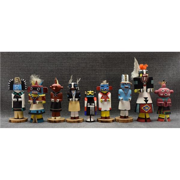 NINE HOPI RT 66 DOLLS