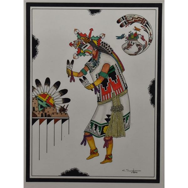 HOPI PAINTING (SUMATZKUKU)