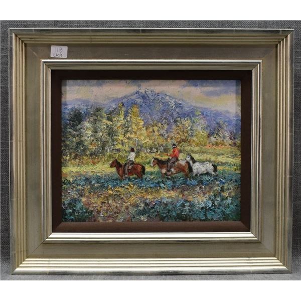 WESTERN PAINTING (SIGNED)
