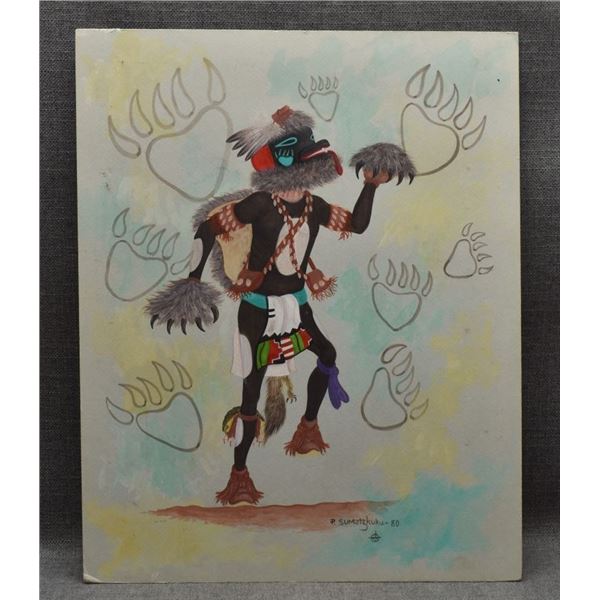 HOPI PAINTING (PETE SUMATZKUKU)