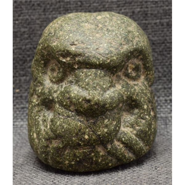 PRE-COLUMBIAN STONE HEAD