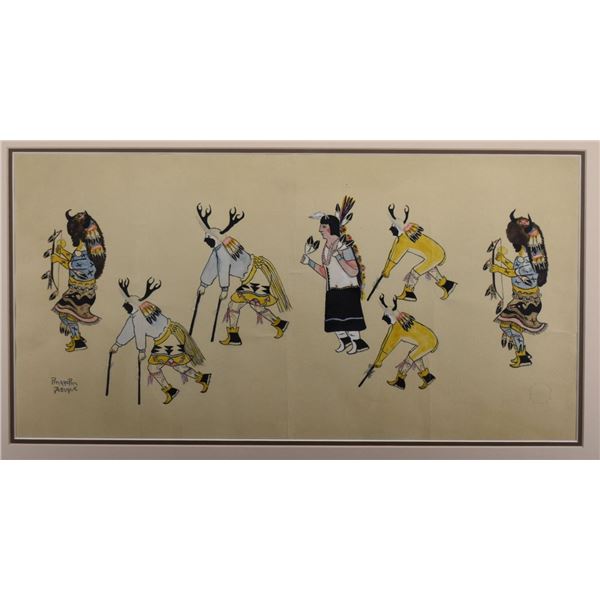 TESUQUE PAINTING (THOMAS VIGIL)