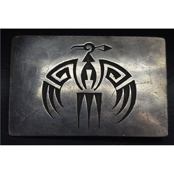 NAVAJO BELT BUCKLE (WILLIE YAZZIE)