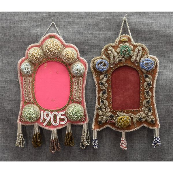 TWO IRIQOUSE PICTURE FRAMES