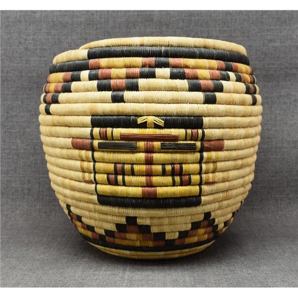 HOPI BASKETRY CYLINDER