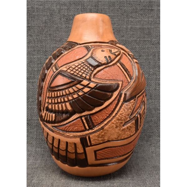 HOPI POTTERY VASE (TOM POLACCA)