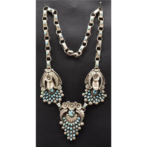 NAVAJO NECKLACE (SIGNED)