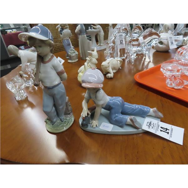 Lladro Baseball, Train Boys - 2