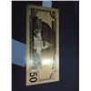 Image 2 : Souvenir Gold $50 Bill