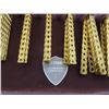 Image 2 : Gold Plated Utensils w/Bin