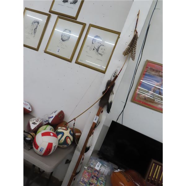 Primitive Style Indian Bow/Spear