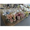 Image 2 : Crystal Bud Vase, Music Box, Glassware, Capadimonte Style Floral Baskets