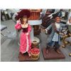 Image 2 : Pirates Of The Carribean Pirate/Maiden  30"  Figurines - 2