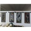 Image 1 : Disney Haunted Mansion Tapestry - Set of 4
