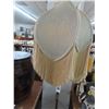 Image 2 : Ornate Cast Floor Lamp w/Boudoir Shade