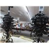 Image 2 : Cast Figural Sconce Style Lamps - Pair