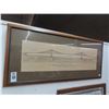Image 1 : Brooklyn Bridge Commemorative Sketch - Framed